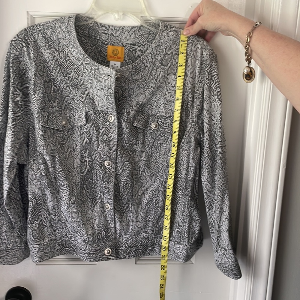 Ruby Rd. Snake Print Jacket - Picture 9 of 9